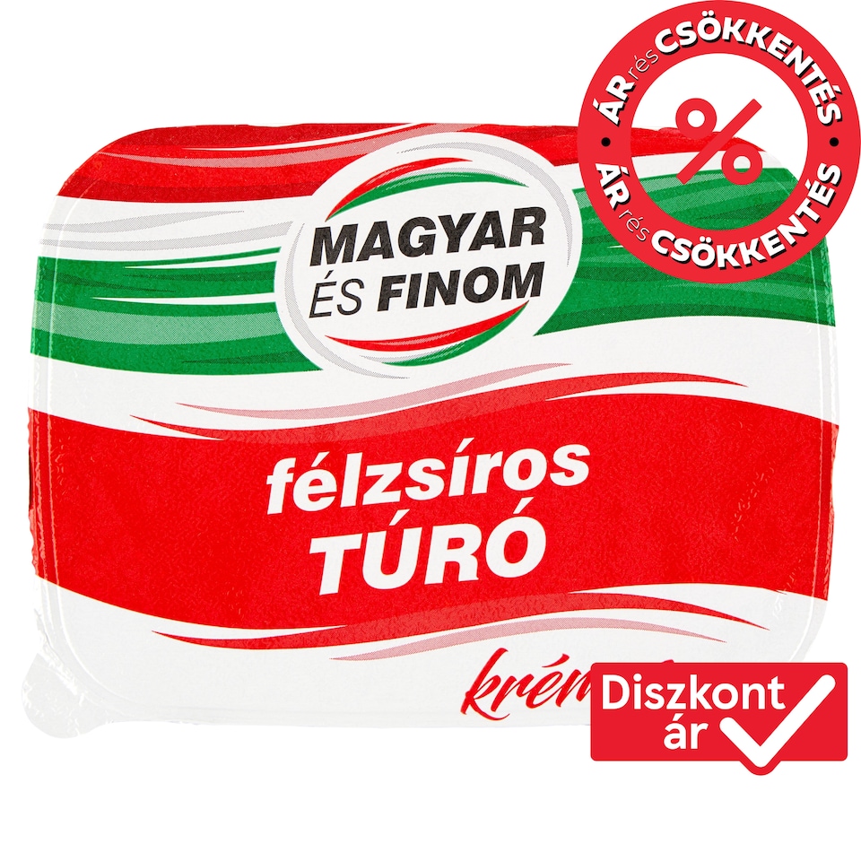 Magyar és Finom félzsíros krémes túró 250 g