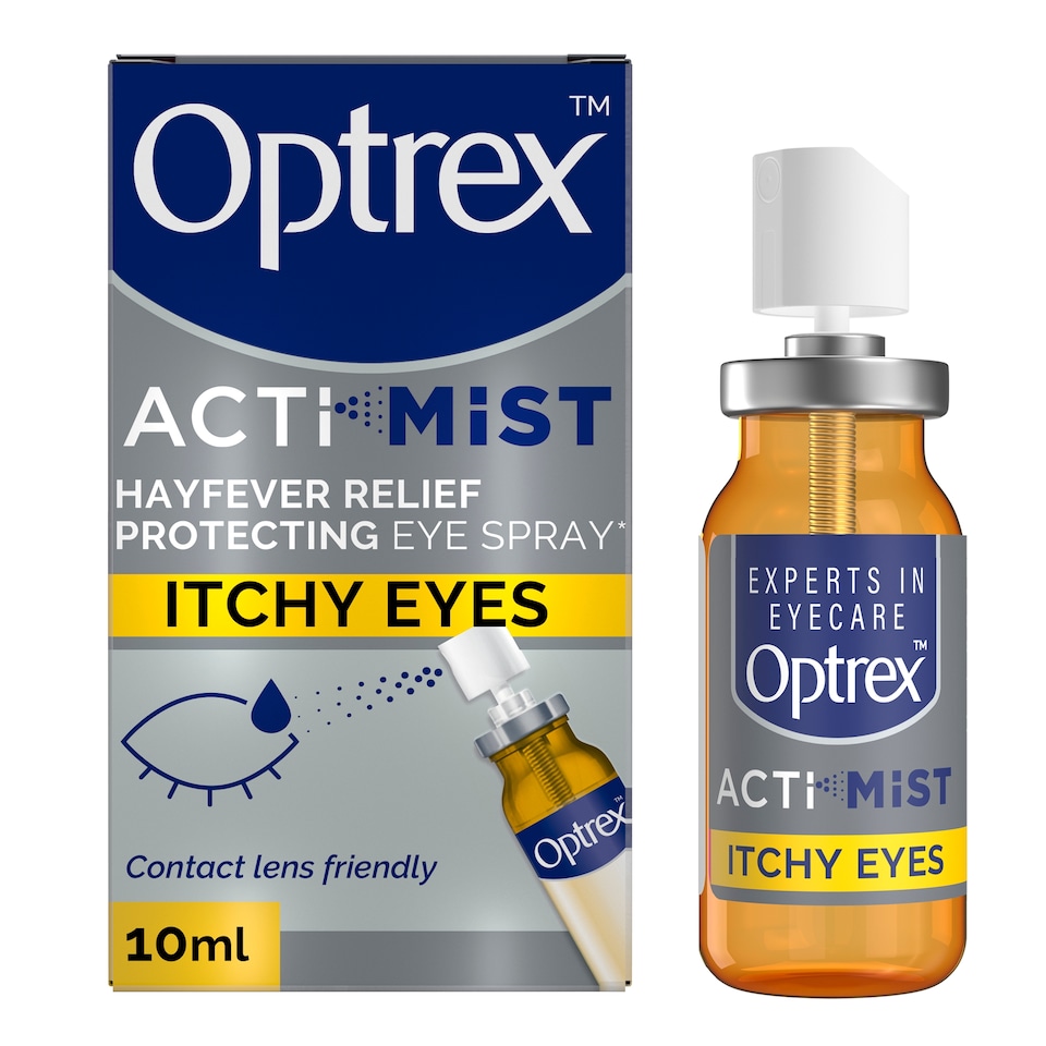 image 1 of Optrex Actimist Double Action Soothing Eye Spray 10ml