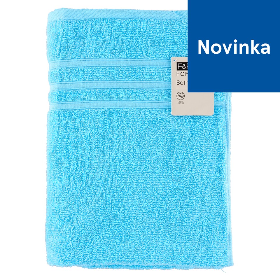 F&F Home Blue Bath Towel 70 x 127 cm