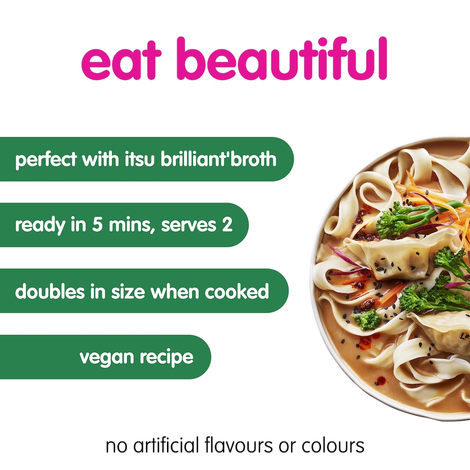 image 1 of itsu restaurant ramen flat noodles 200g