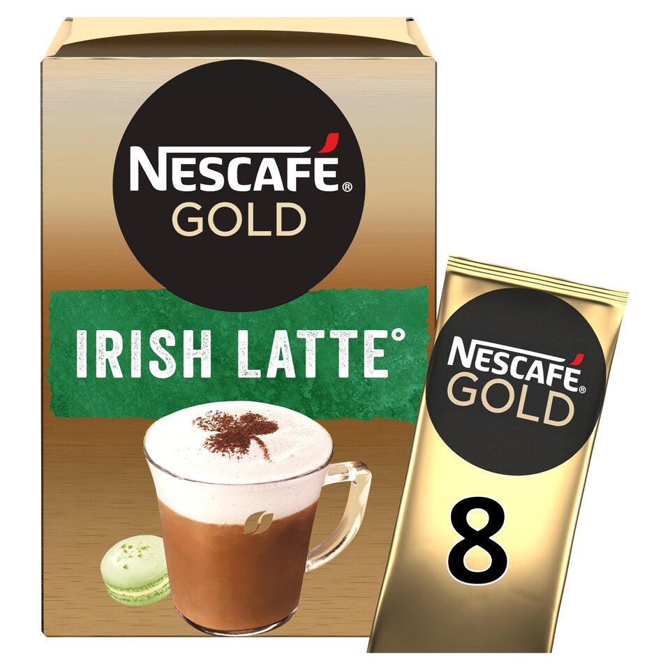 image 1 of Nescafe Gold Irish Latte Coffee Sachets 8X22g