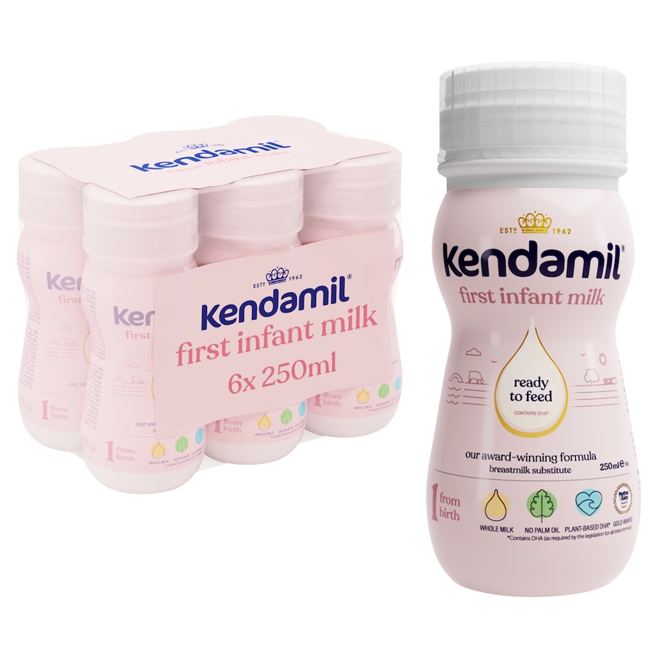 image 1 of Kendamil Ready to Feed First Infant Milk 6x250ml 0+ Months