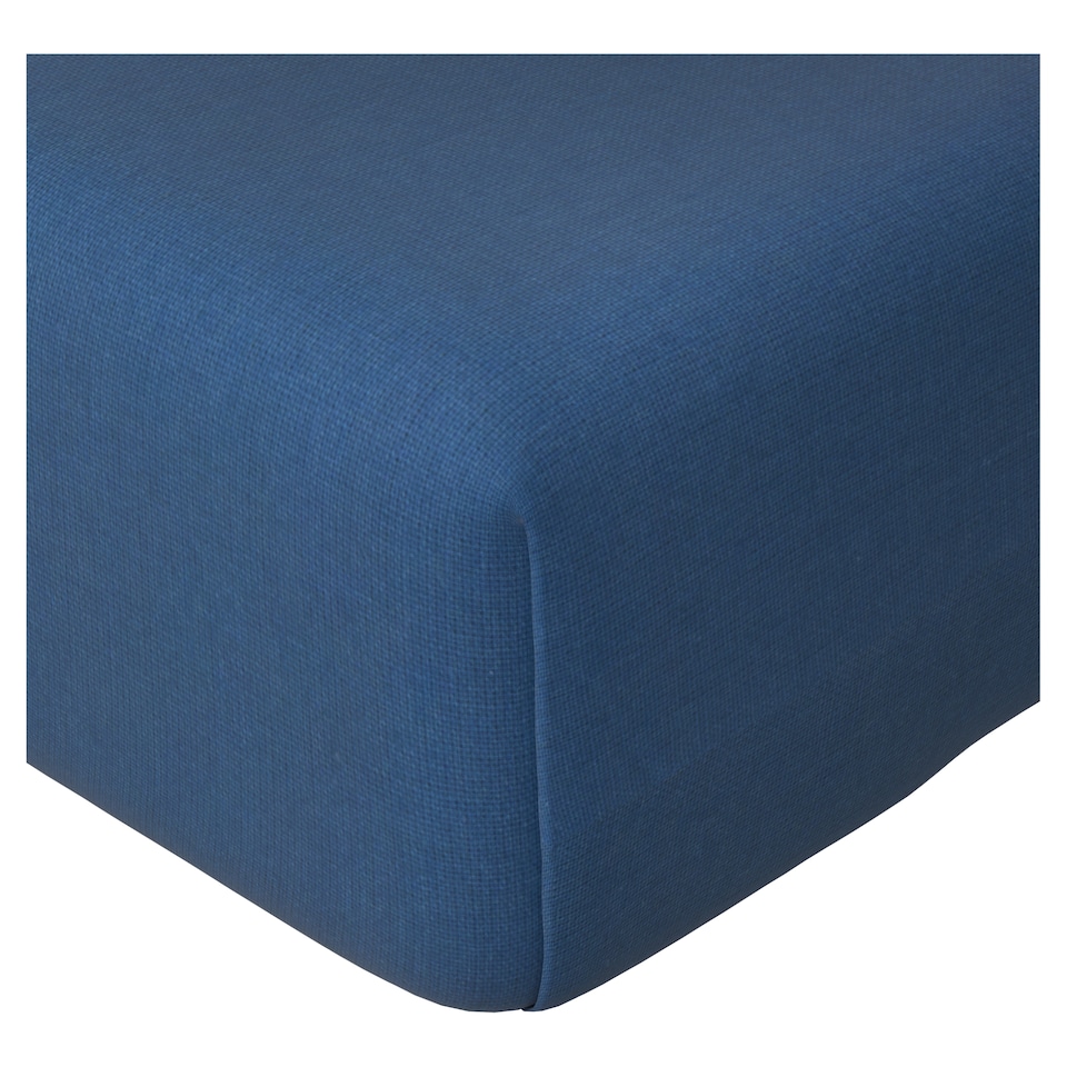 F&F Home Poly Cotton Blue Fitted Sheet Double
