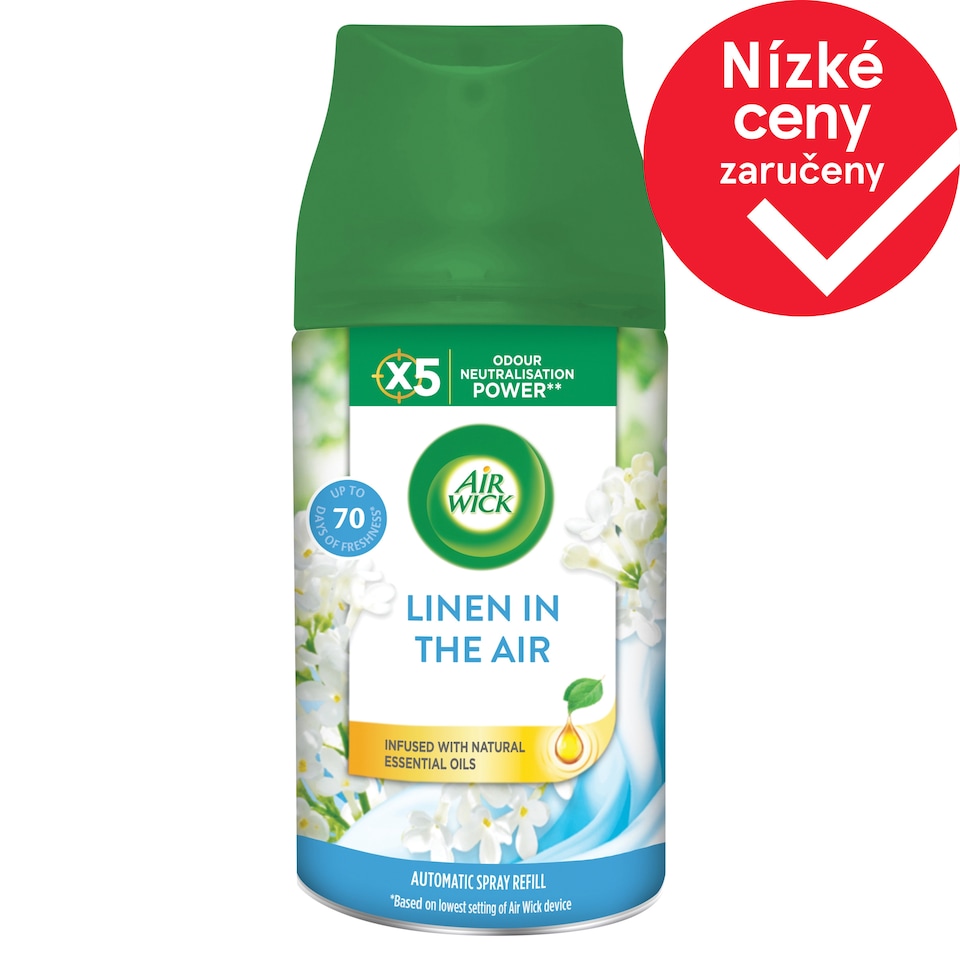 Air Wick Freshmatic náplň do osvěžovače vzduchu - Prádlo ve vánku 250ml