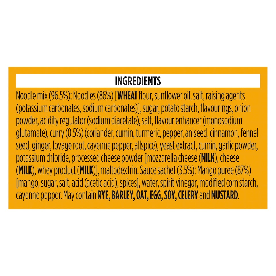image 1 of Pot Noodle Original Curry Instant Noodles 114g 