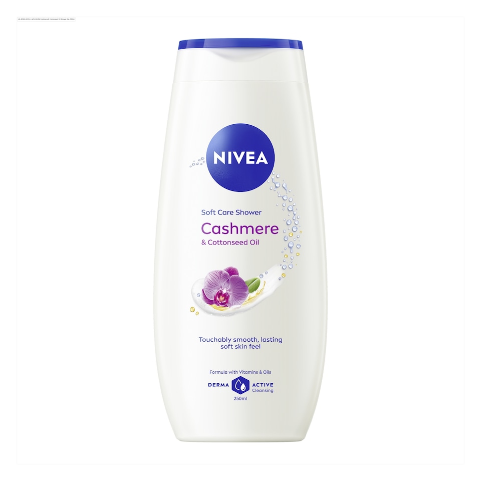 NIVEA Cashmere & Cotton Seed Oil Shower Cream 250ml