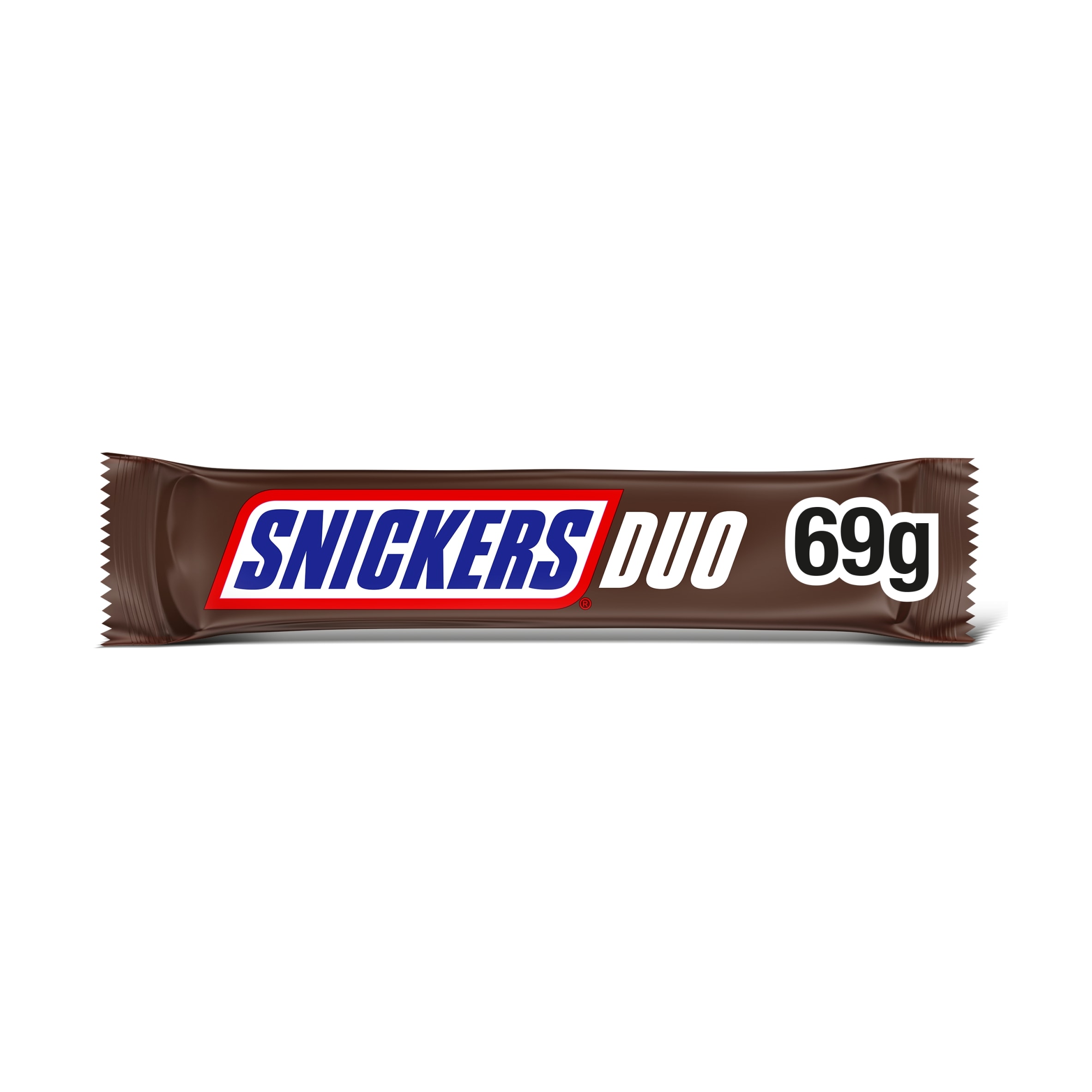 Snickers Duo Peanut Milk Chocolate Bar 68g