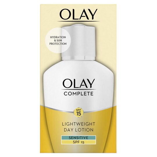 Olay Complete Care Day Fluid Moisturiser Sensitive Spf 15 100Ml Tesco