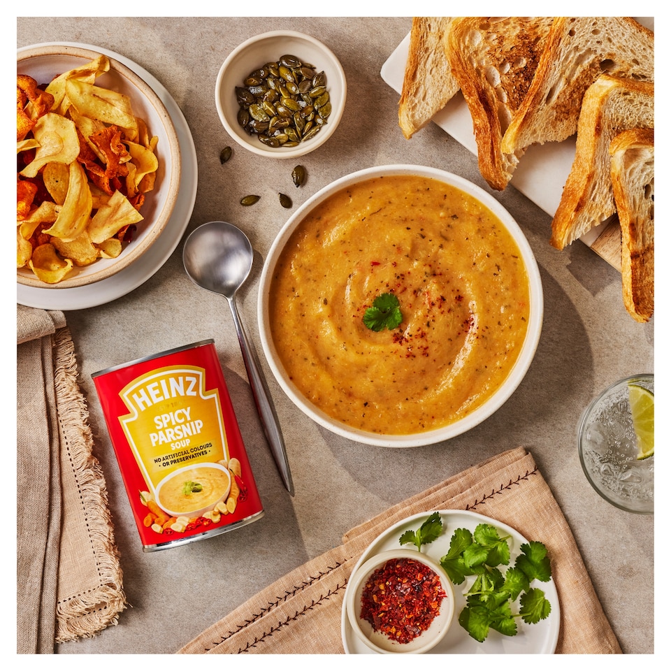 image 1 of Heinz Spicy Parsnip Soup 400G
