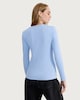 image 3 of F&F Cotton Rich Crew Neck Long Sleeved Top in Blue