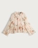 image 5 of F&F Floral Print Ruffle Detail Blouse in Cream