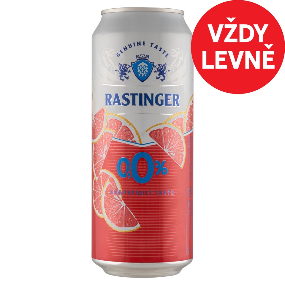 Rastinger Míchaný nápoj z nealkoholického piva a nápoje s grapefruitovou příchutí 500ml