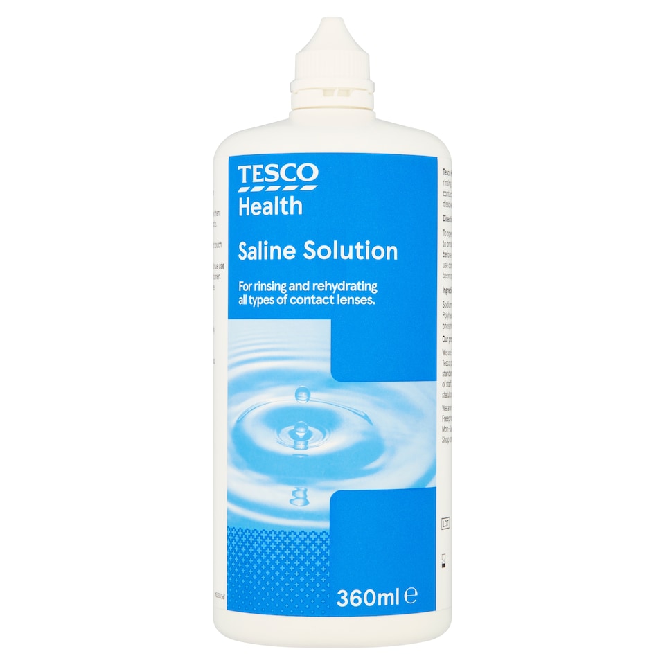 Tesco Health Saline Solution 360ml
