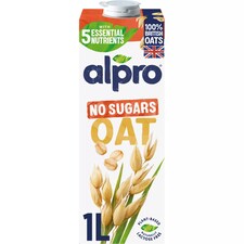 Alpro Oat No Sugar Long Life Dairy Free Drink 1L