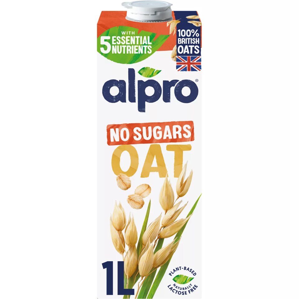 image 1 of Alpro Oat No Sugar Long Life Dairy Free Drink 1L