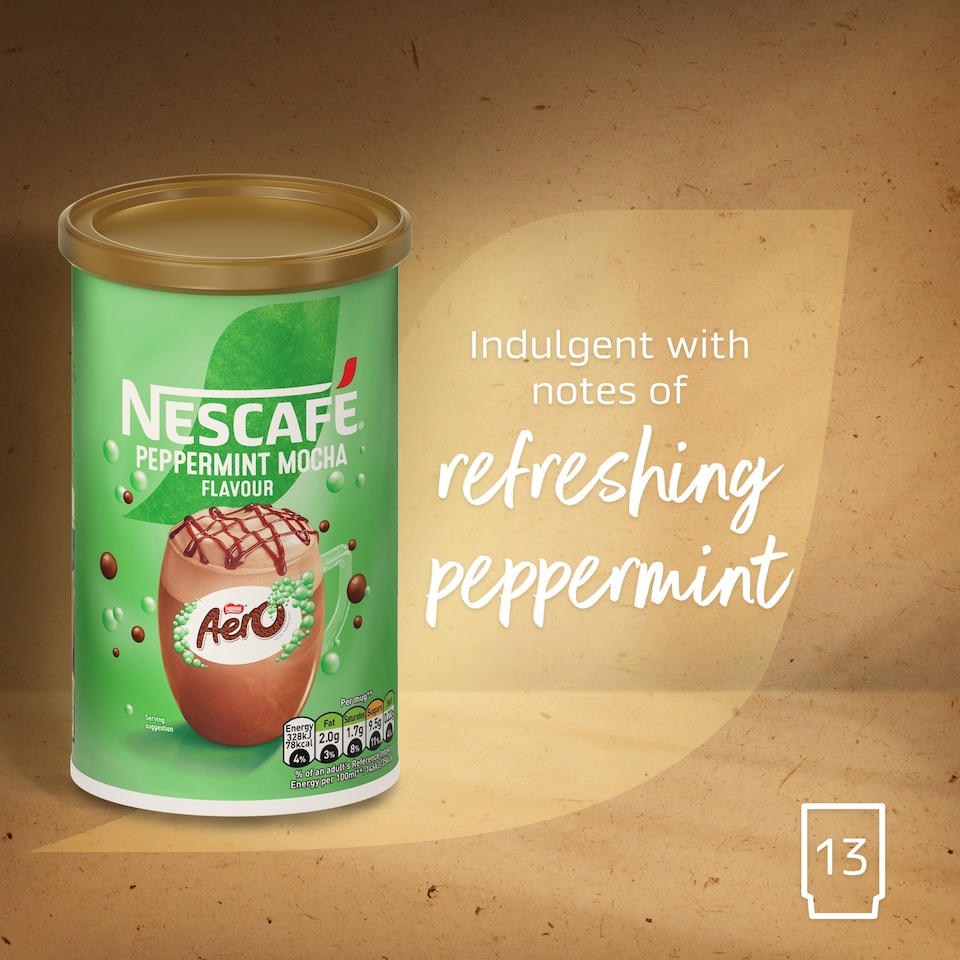 image 1 of Nescafe Aero Peppermint Mocha Instant Coffee 250g