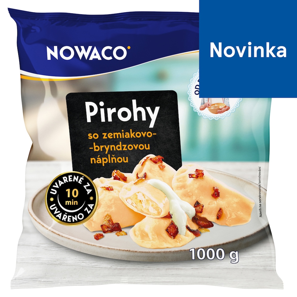 Nowaco Pirohy so zemiakovo-bryndzovou náplňou 1000 g