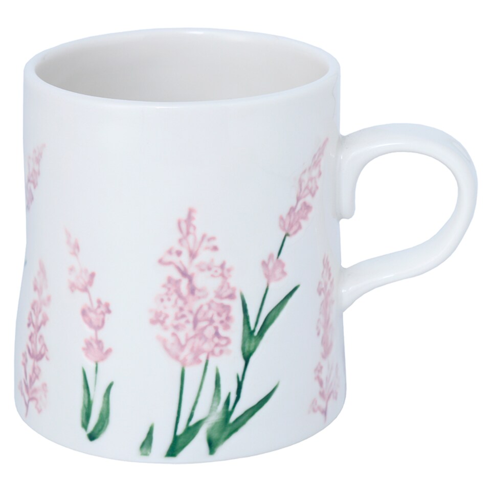 Tesco Wwf Lavender Floral Mug