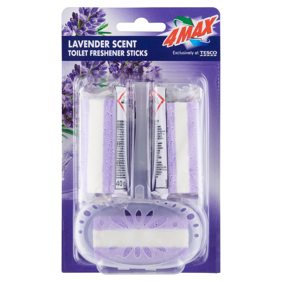 4MAX Lavender Scent WC illatosító rúd 3 x 40 g (120 g)