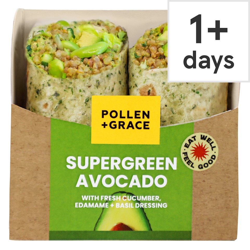 Pollen + Grace Supergreen Avocado Wrap