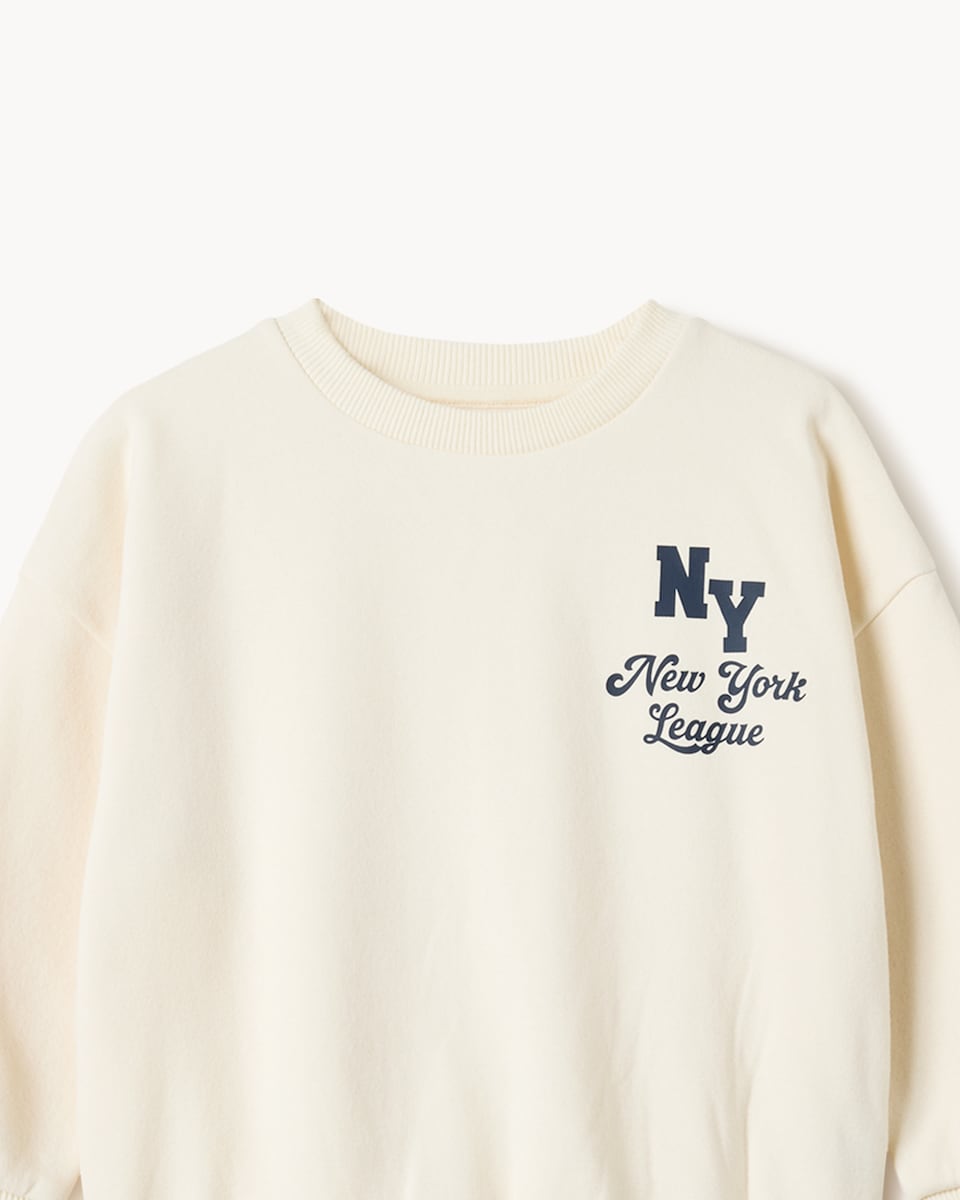 image 1 of F&F Boys 3-Pack Cotton Rich Sweatshirts in Navy