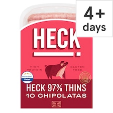 Heck 10 Pork Chipolatas 340G