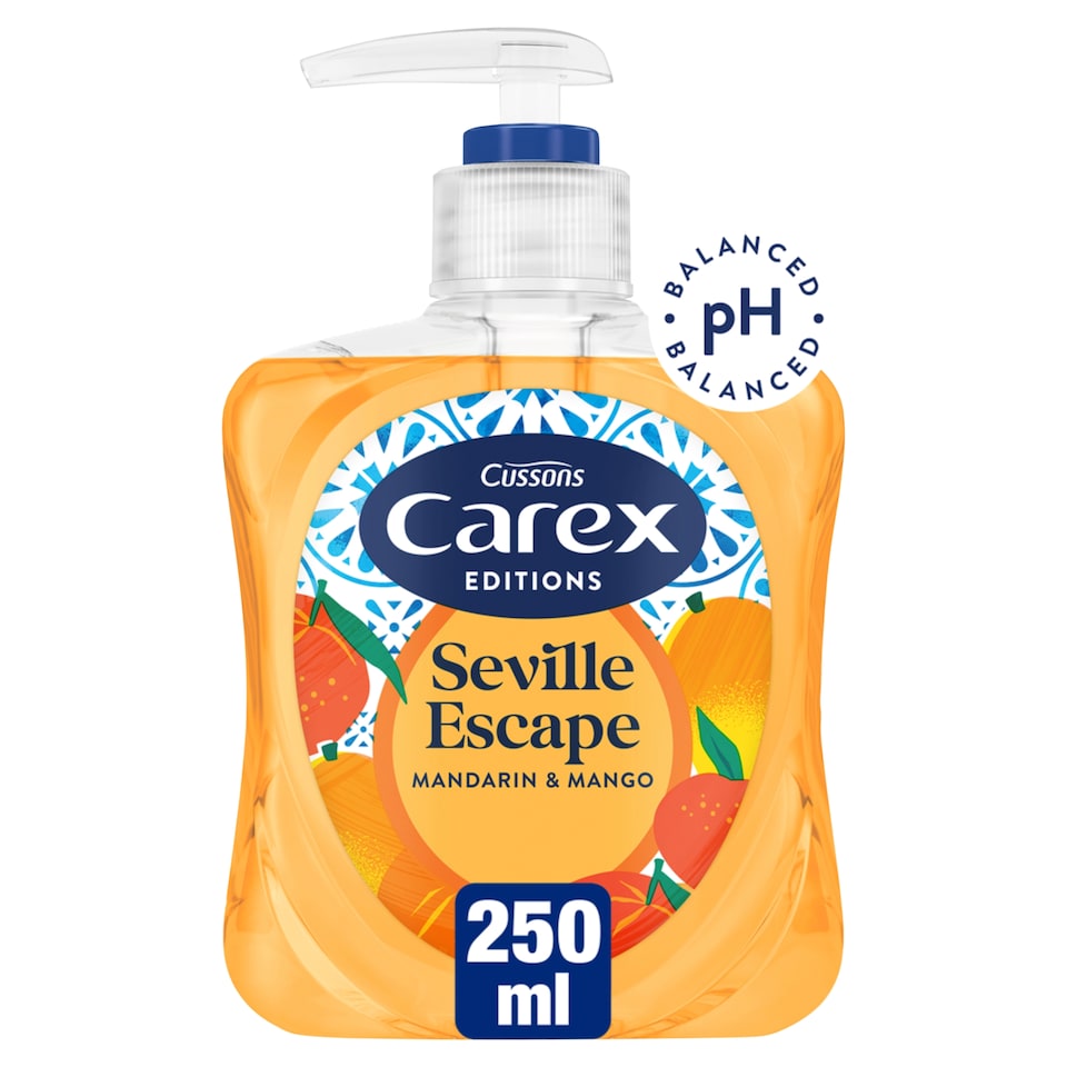 image 1 of CAREX EDITIONS SEVILLE ESCAPE MANDARIN & MANGO HANDWASH 250mL