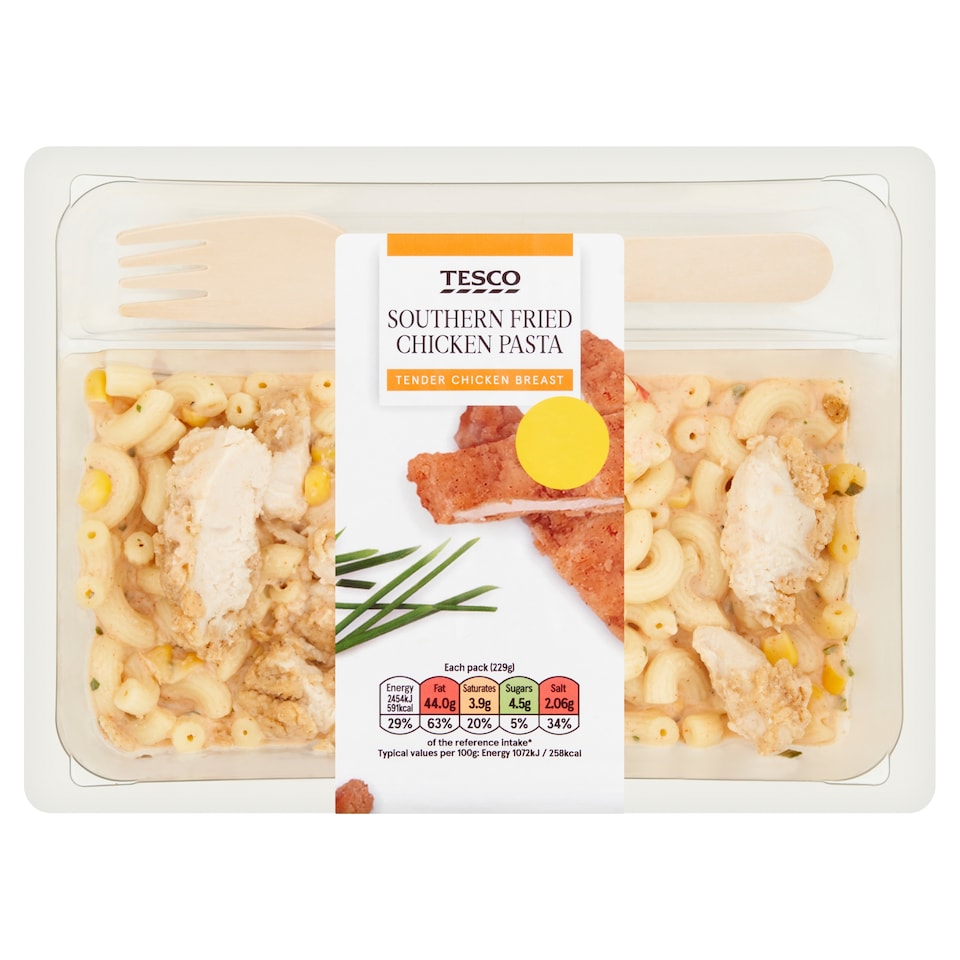 Tesco Southern Fried Chicken Pasta 229G