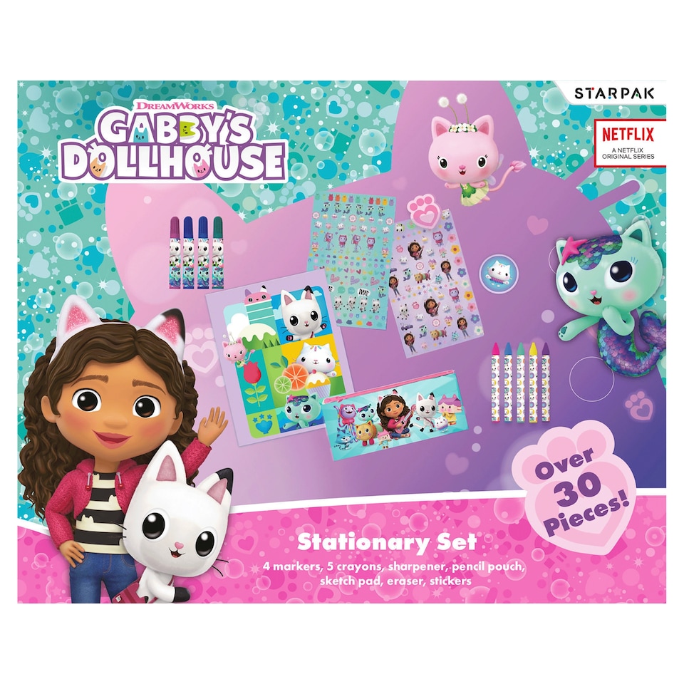 Dreamworks Gabby's Dollhouse kancelářské potřeby