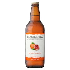 Rekorderlig Blood Orange Premium Fruit Cider Bottle 500ml  