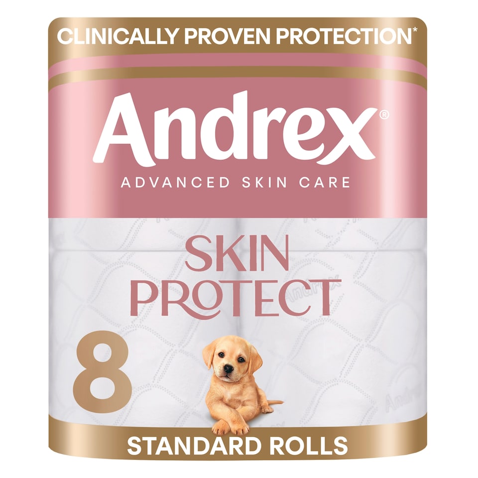 image 1 of Andrex Skin Protect 8 Luxury Rolls 155 sheets