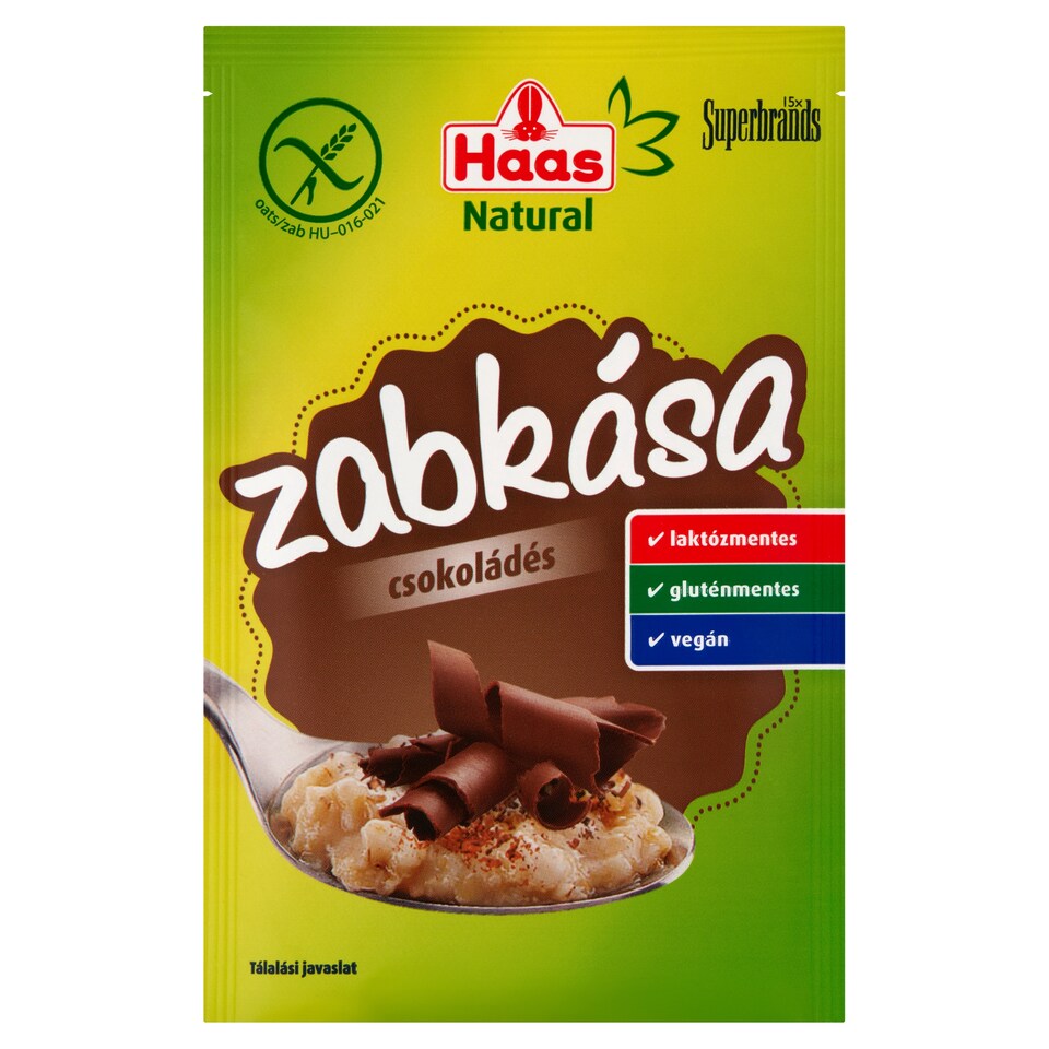 Haas Natural csokoládés zabkása 50 g