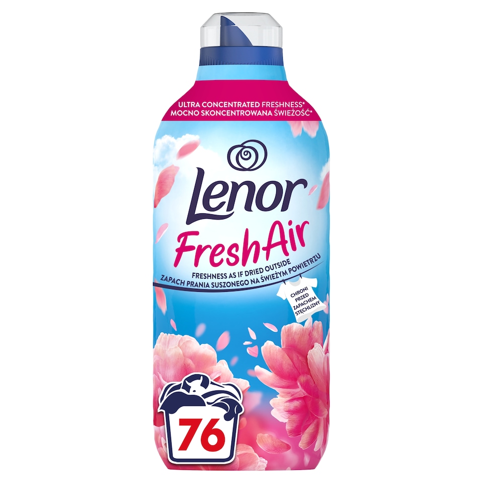 image 1 of Lenor Fresh Air Fabric Conditioner 76 Washes, Pink Blossom