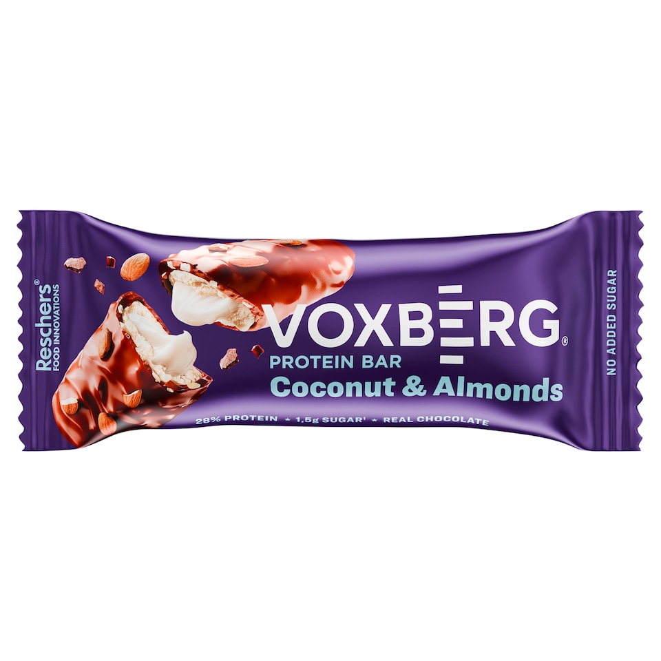 Voxberg Proteínová tyčinka s kokosom v mliečnej čokoláde 50 g