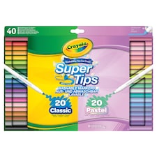 Crayola Supertips 40 Pack
