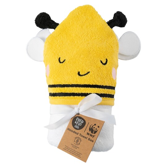 Tesco Wwf Hooded Towel Bee Tesco Groceries