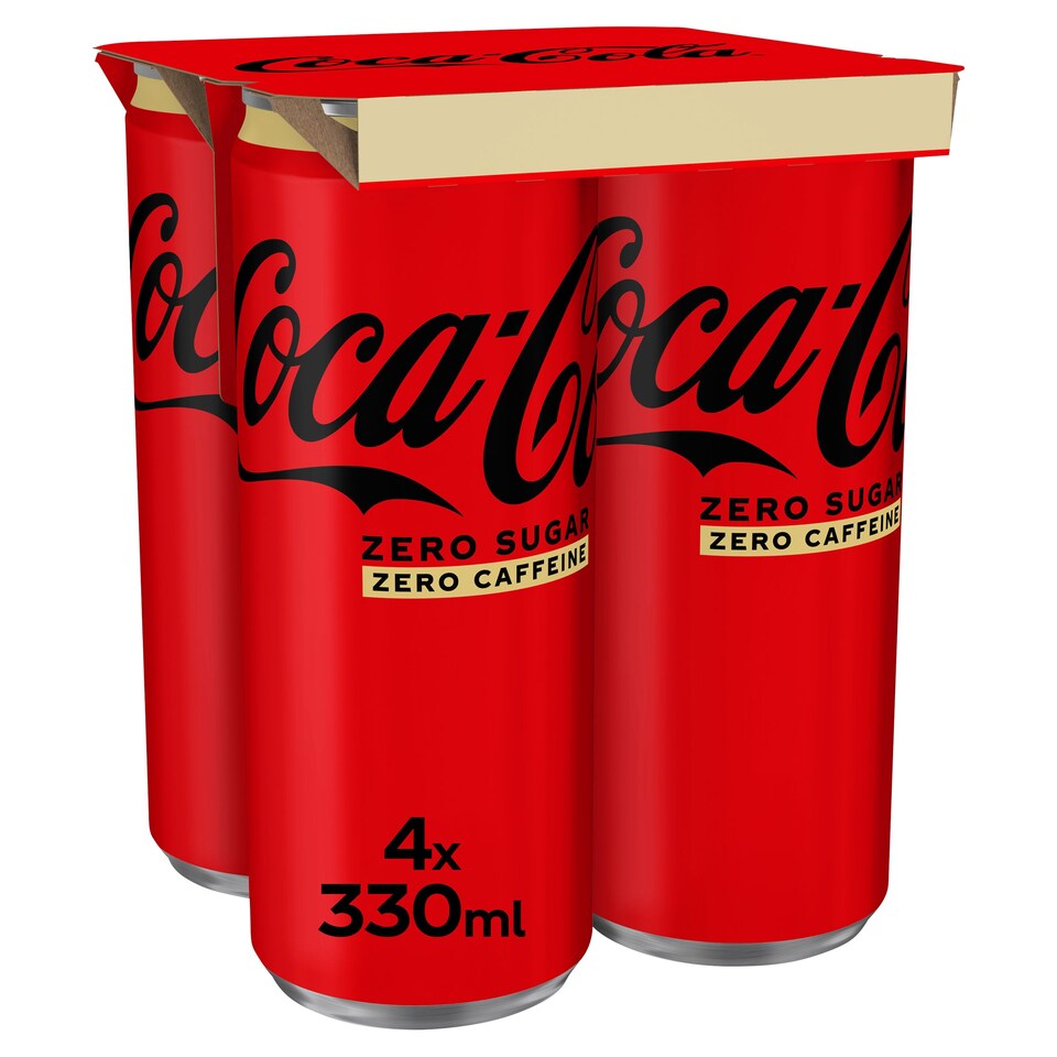 Coca-Cola Zero Sugar & Caffeine Free 4X330ml