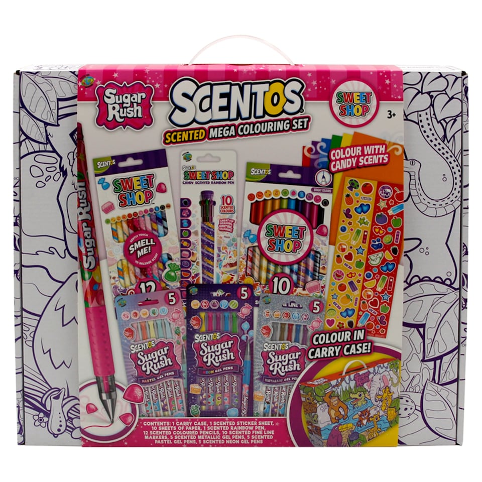image 1 of Scented Candy Colouring Set