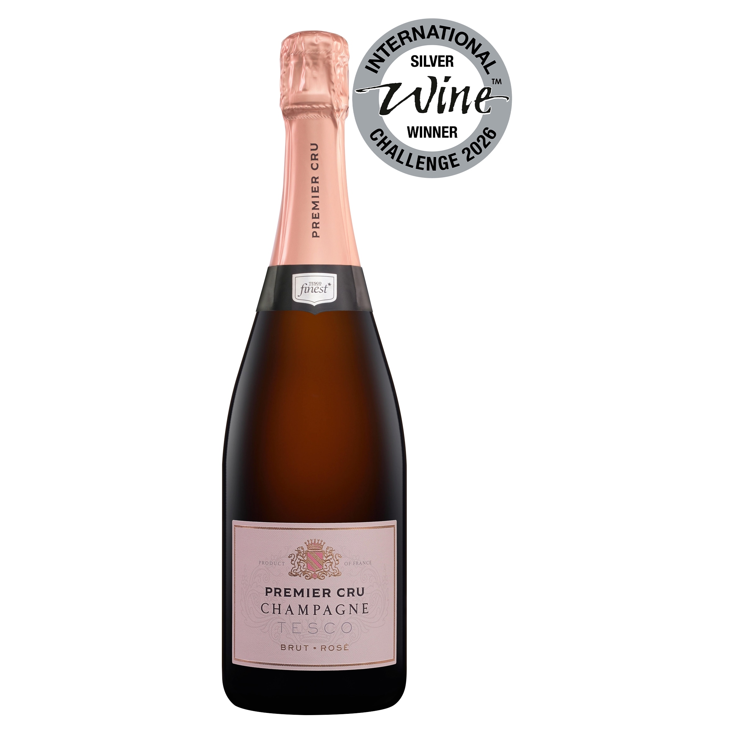 Tesco Finest Premier Cru Rose Champagne 75Cl