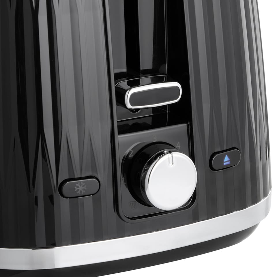 image 1 of Russel Hobbs Eden 2 Slice Toaster Black
