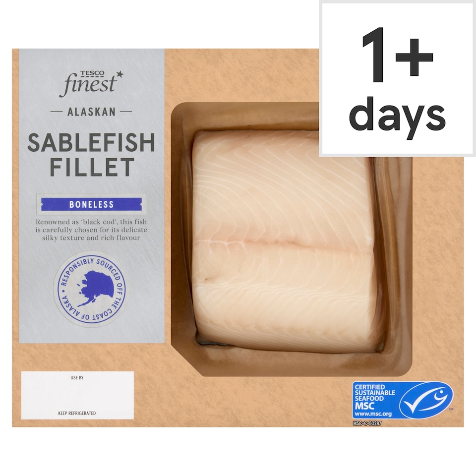 Tesco Finest Alaskan Sablefish Fillet 150g