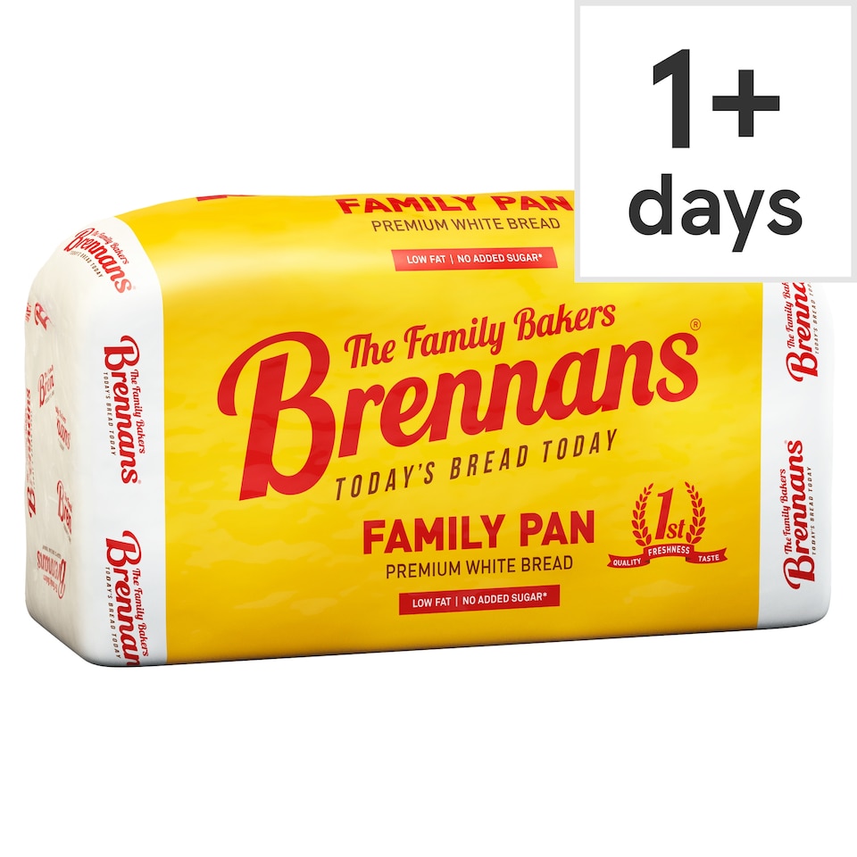 Brennans Family Pan Premium White Sliced Bread 800g