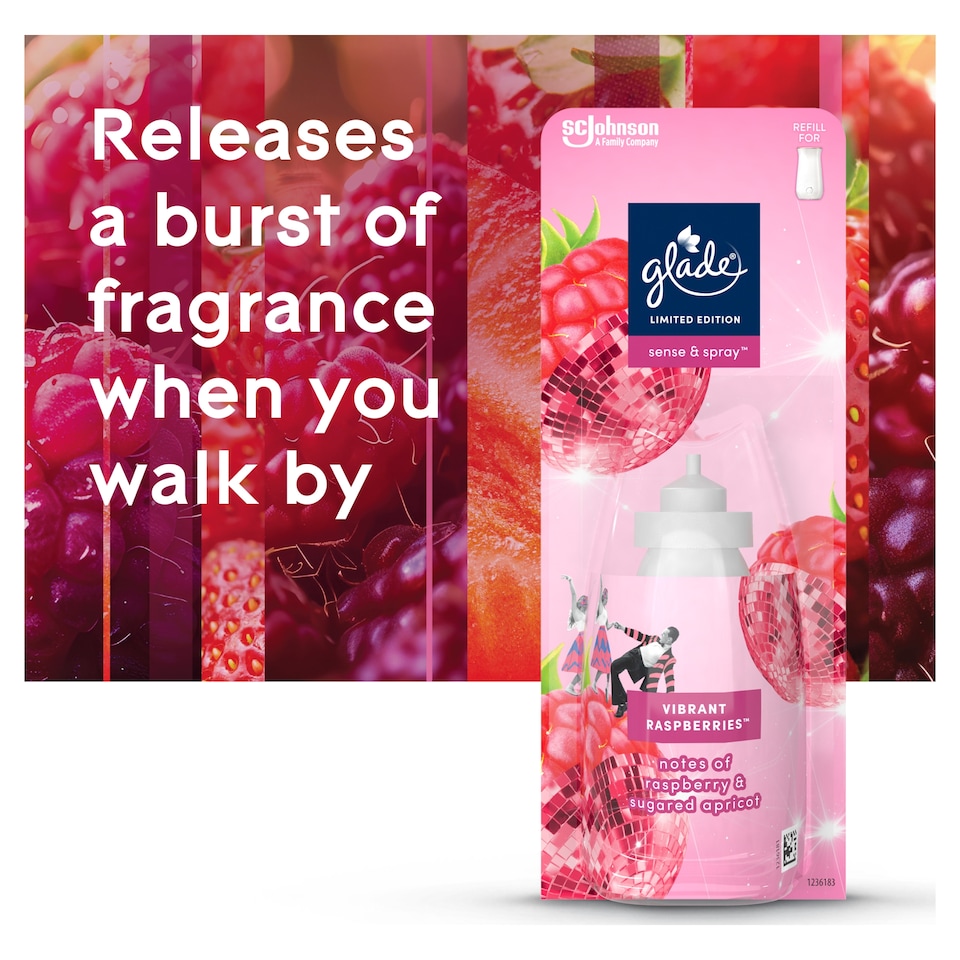 image 1 of Glade Sense And Spray Refill Vibrant Raspberries 18ml