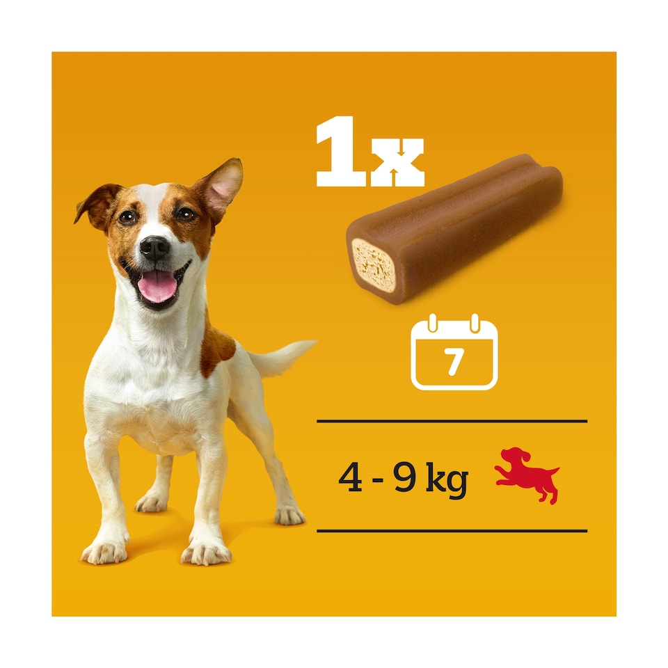 image 1 of Pedigree Jumbone Mini Small Dog Treats Chicken & Lamb 160g