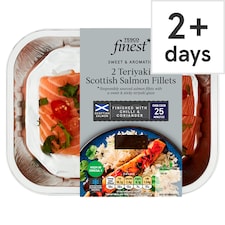 Tesco Finest Teriyaki Scottish Salmon Fillets 290G