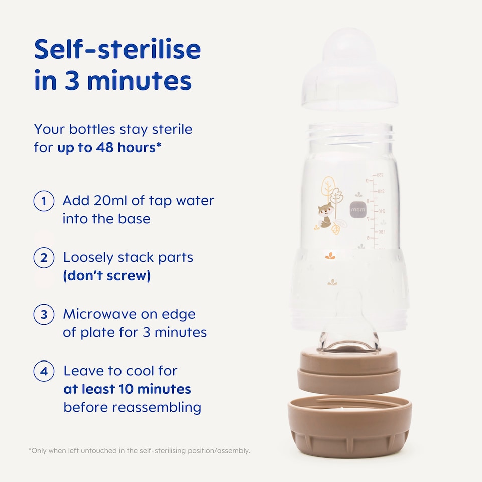 image 1 of Mam 2 Pack Bottles 260Ml