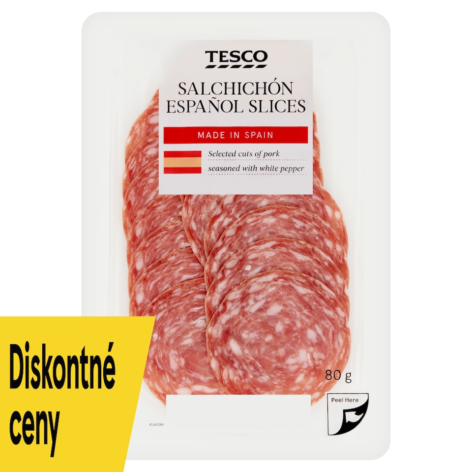 Tesco Saláma Salchichón 80 g