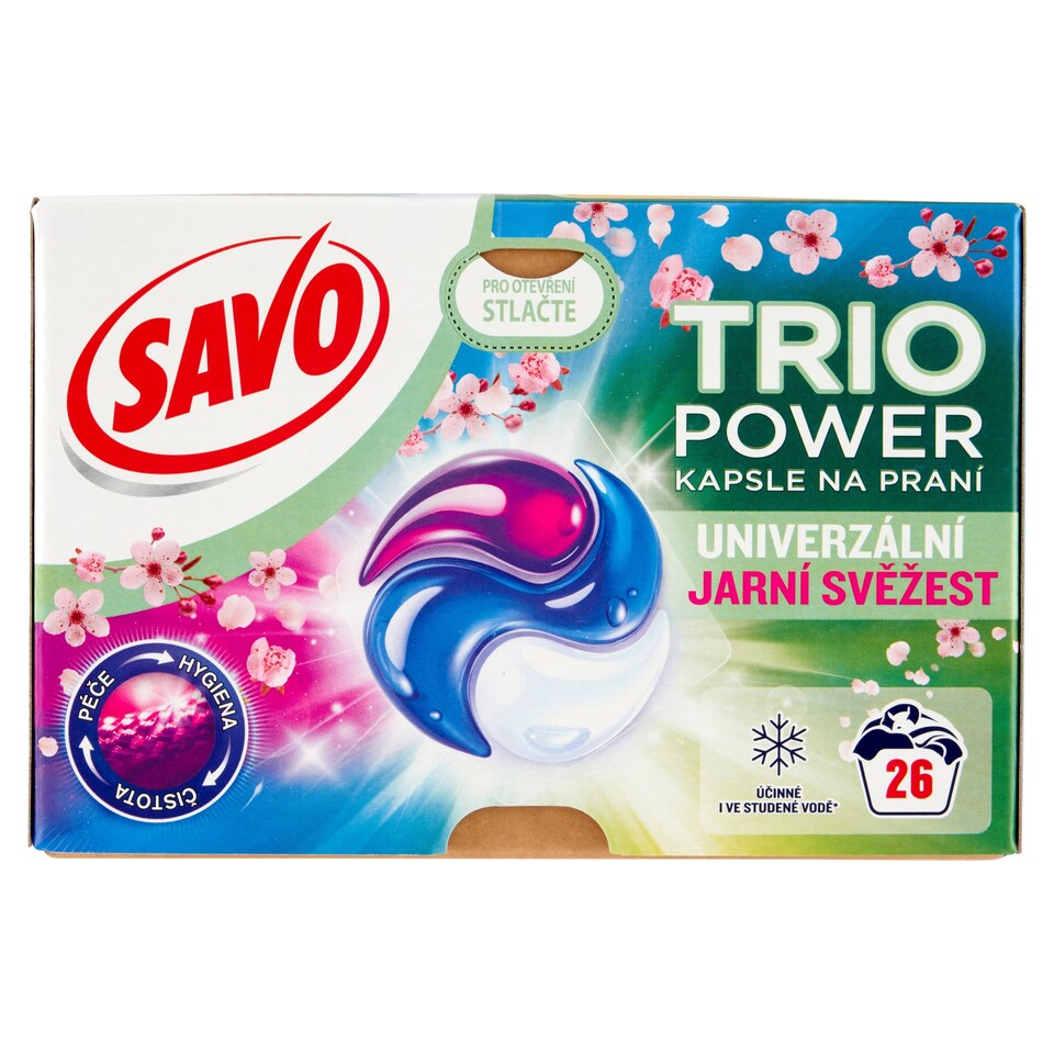 obrázok 1 z SAVO kapsule na pranie Univerzálna Jarná sviežosť 26w