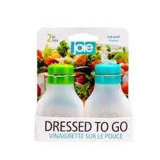 Joie Dressed to Go Salad Dressing Bottles 2 Pack
