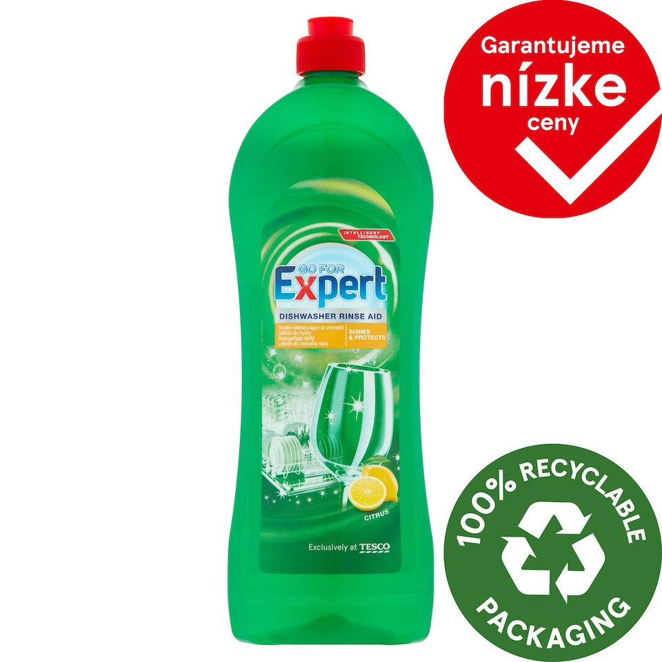 Go for Expert Citrus Dishwasher Rinse Aid 800 ml
